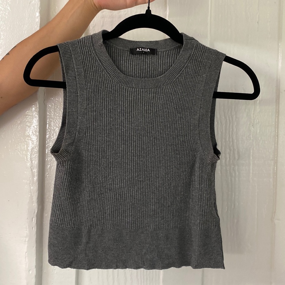 Grey Sweater Tank